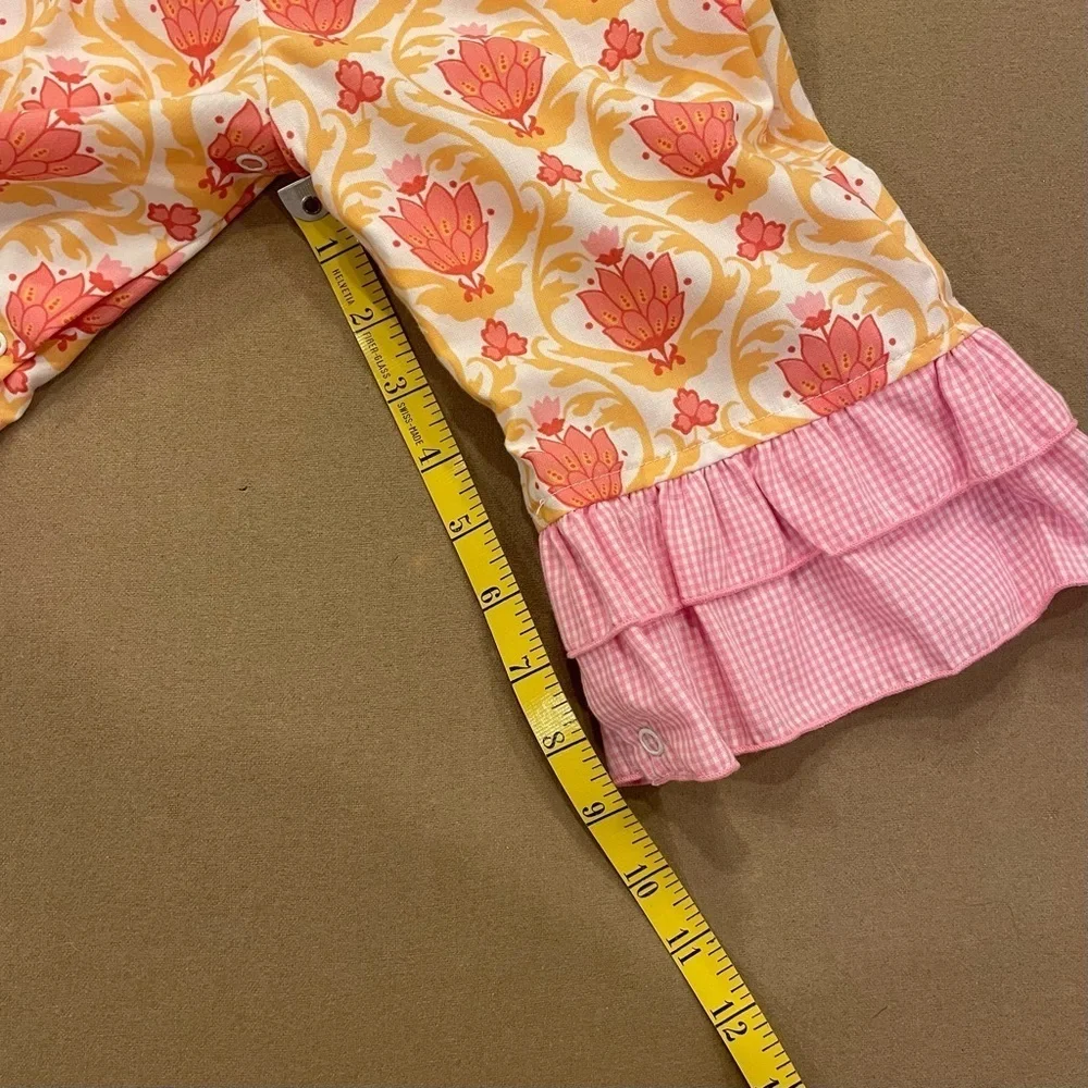 Shrimp & Grits Kids Baby Girls Ruffle Jumper Size 6M